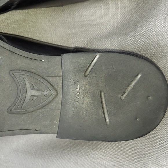 Toschi Black Leather Slip-on Loafer w/Carbonlite Insoles CIS Equipped Size 11 - Picture 10 of 16